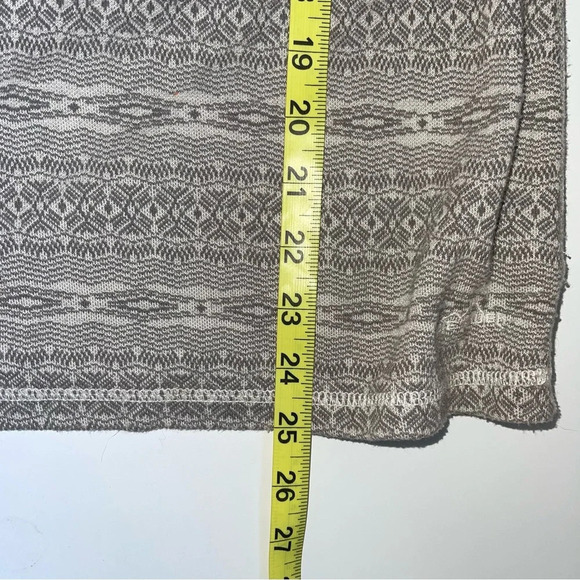 Eddie Bauer Tan & Cream Aztec Print Quarter Zip Sweatshirt Large Women’s - Picture 10 of 13